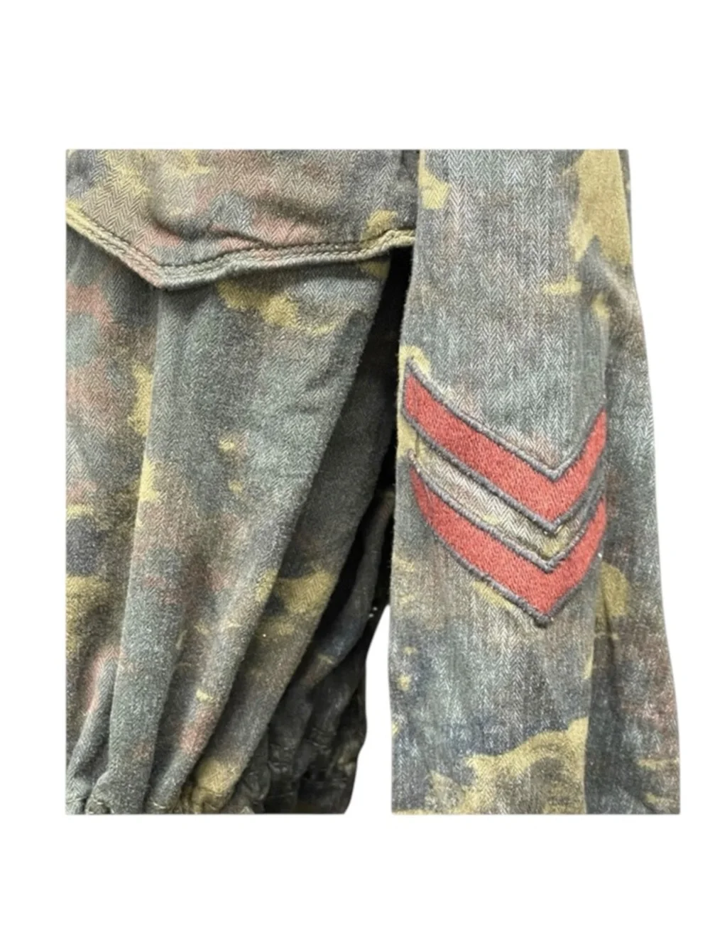 new FP x We The Free ❂ Arya Utility Camo Field Jacket ❂ Olive Camo Print ❂ XL